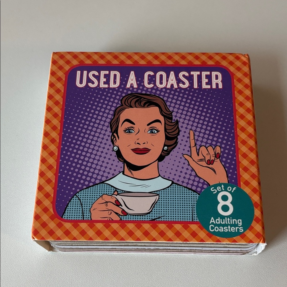 Used A Coaster Pop Art Coaster Set - NWOT
